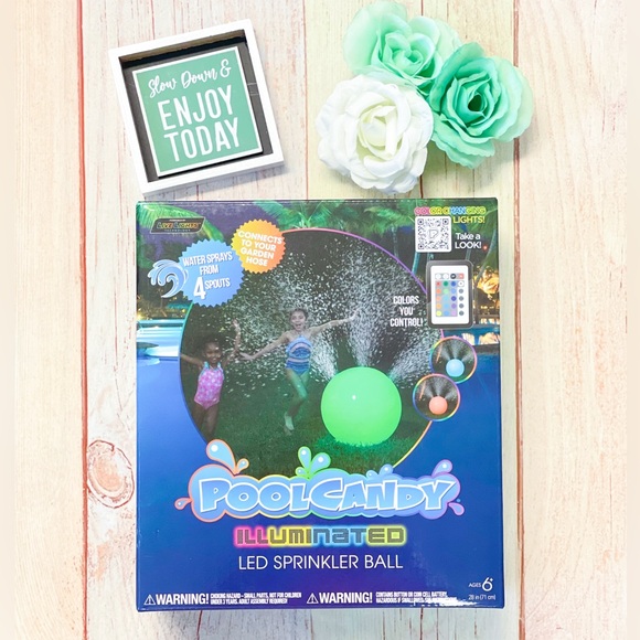 ‼️FINAL CLEARANCE SALE‼️ LED Illuminated Giant Color Changing 28” Sprinkler Ball - Picture 3 of 11